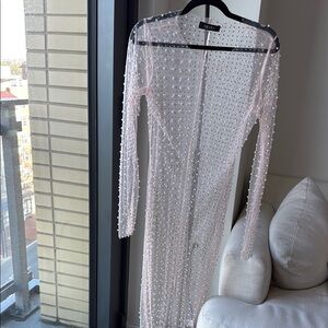 AKIRA Sheer Pink Dress/ Coverup